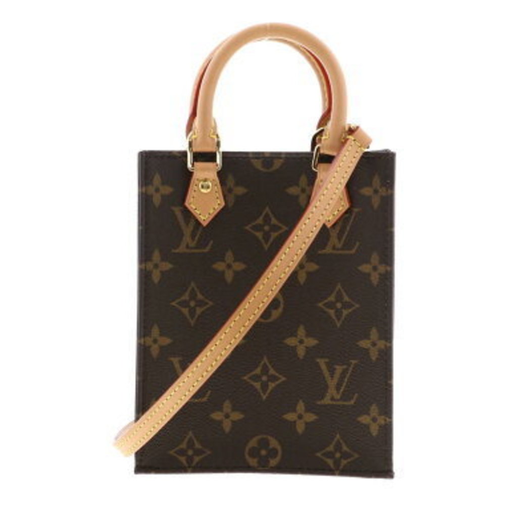 Louis Vuitton Petite Monogram Sac Plat Shoulder Bag